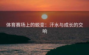 体育赛场上的蜕变：汗水与成长的交响