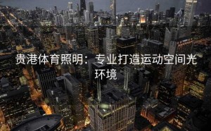 贵港体育照明：专业打造运动空间光环境
