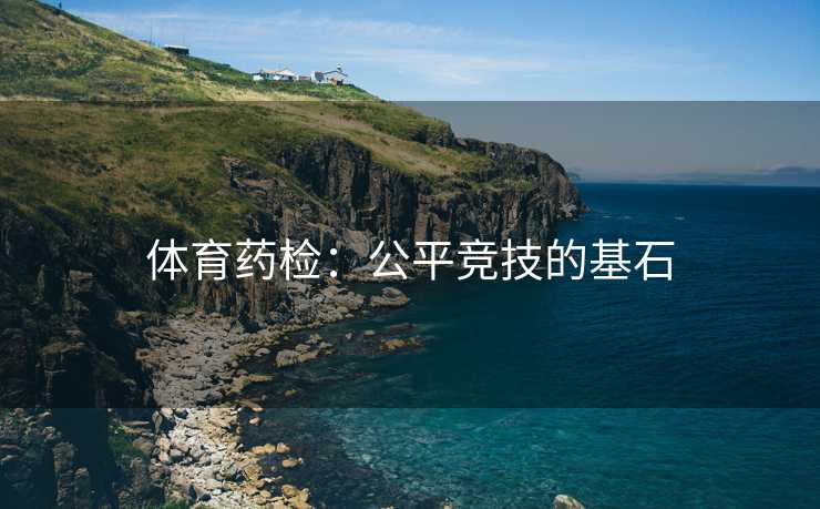 体育药检：公平竞技的基石