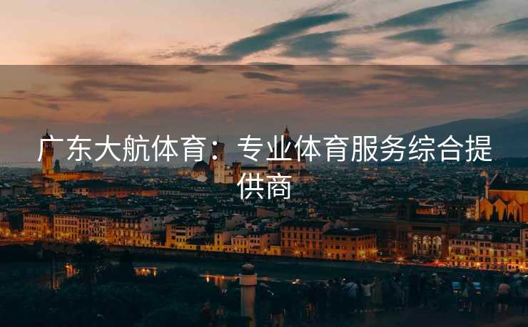 广东大航体育：专业体育服务综合提供商