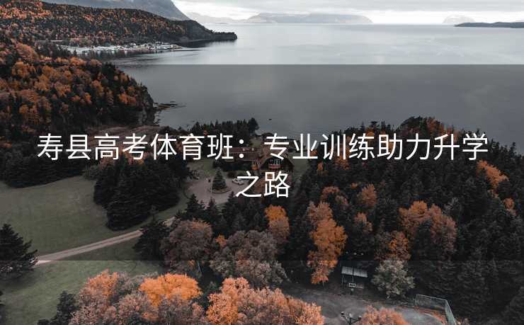 寿县高考体育班：专业训练助力升学之路
