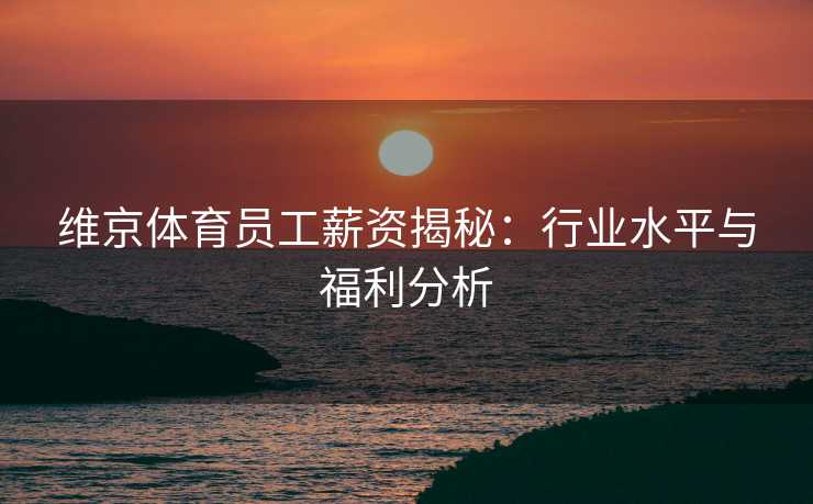 维京体育员工薪资揭秘：行业水平与福利分析