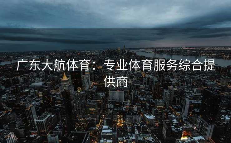 广东大航体育：专业体育服务综合提供商