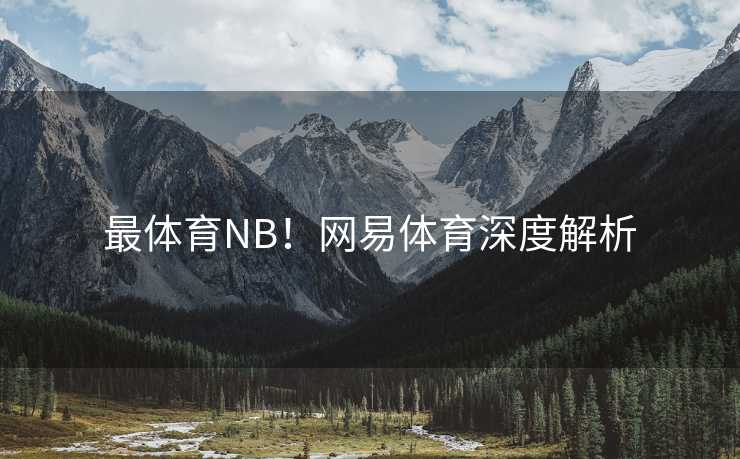最体育NB！网易体育深度解析