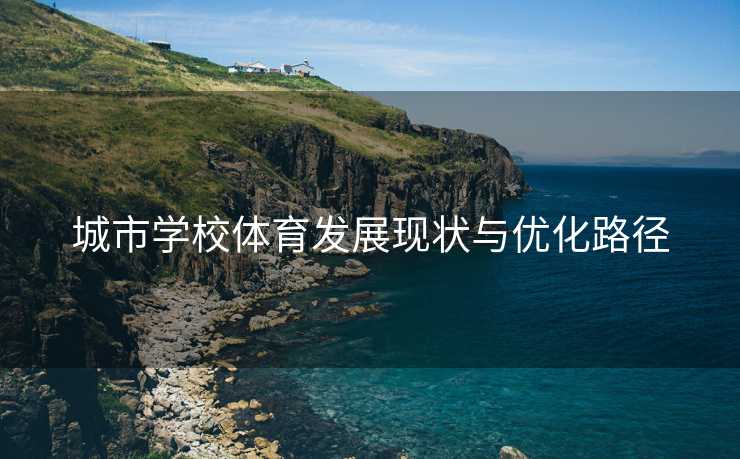 城市学校体育发展现状与优化路径
