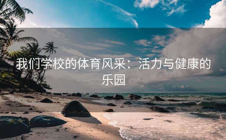 我们学校的体育风采：活力与健康的乐园