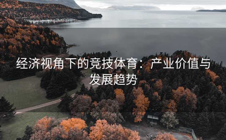 经济视角下的竞技体育：产业价值与发展趋势