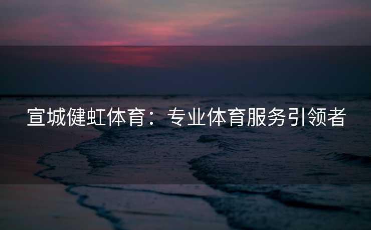 宣城健虹体育：专业体育服务引领者