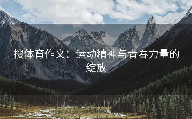 搜体育作文：运动精神与青春力量的绽放