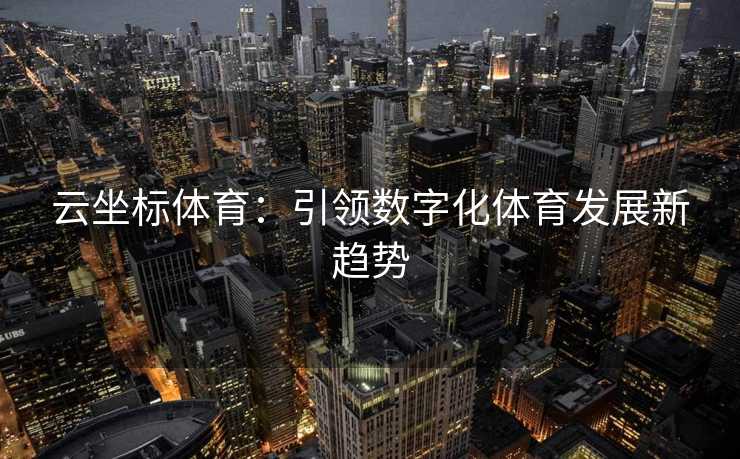 云坐标体育：引领数字化体育发展新趋势