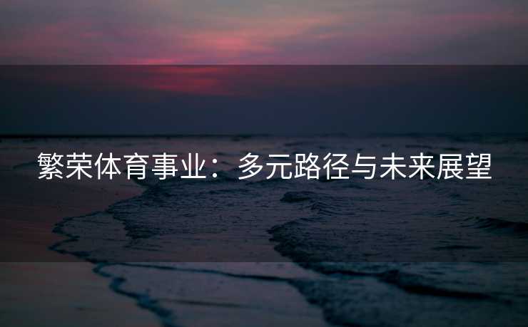 繁荣体育事业：多元路径与未来展望