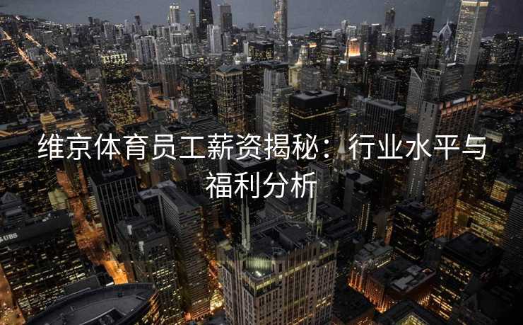 维京体育员工薪资揭秘：行业水平与福利分析