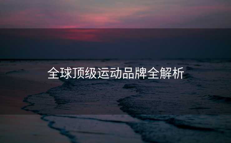 全球顶级运动品牌全解析