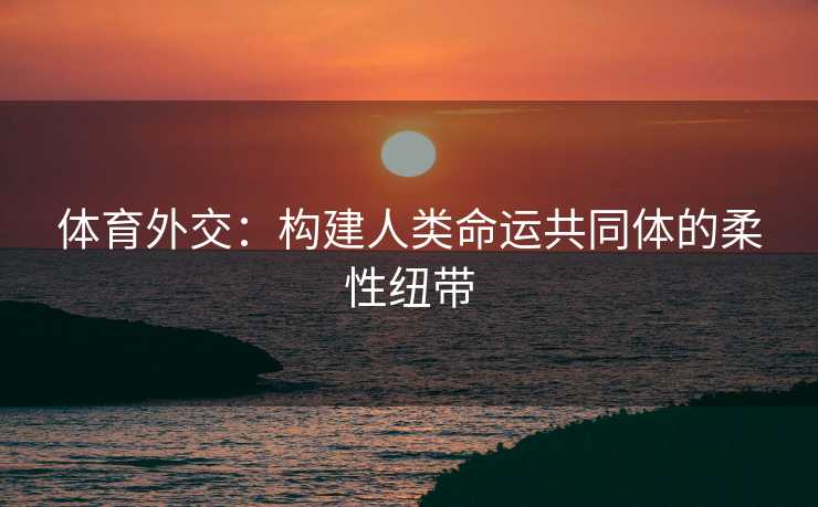 体育外交：构建人类命运共同体的柔性纽带