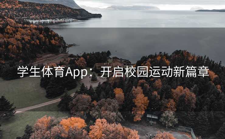 学生体育App：开启校园运动新篇章
