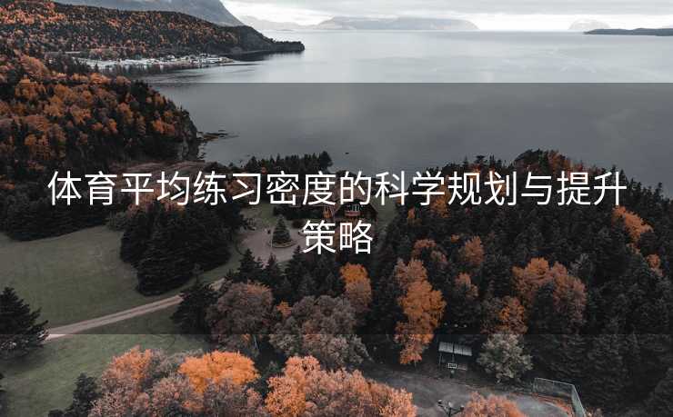 体育平均练习密度的科学规划与提升策略
