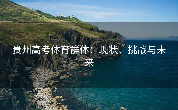 贵州高考体育群体：现状、挑战与未来