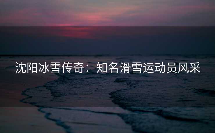 沈阳冰雪传奇：知名滑雪运动员风采