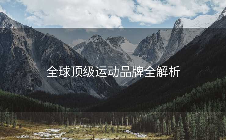 全球顶级运动品牌全解析