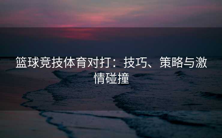 篮球竞技体育对打：技巧、策略与激情碰撞