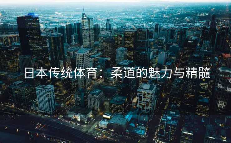 日本传统体育：柔道的魅力与精髓