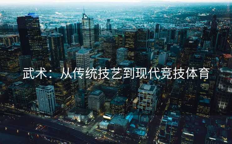 武术：从传统技艺到现代竞技体育