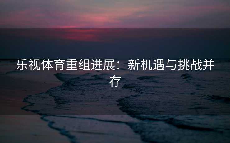 乐视体育重组进展:新机遇与挑战并存 乐视体育重组进展:新机遇与挑战并存